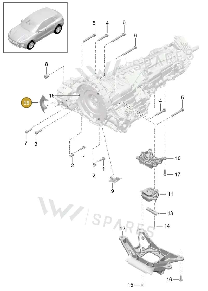 06H103565 — Porsche Macan GTS (2013-2018) diagram p44306020, position 19