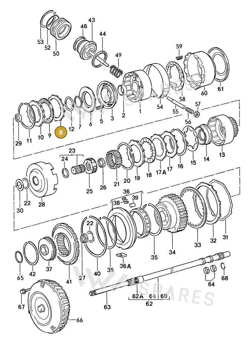 087323139 — Porsche S Coupe (1985-1988) diagram p09310000, position 8