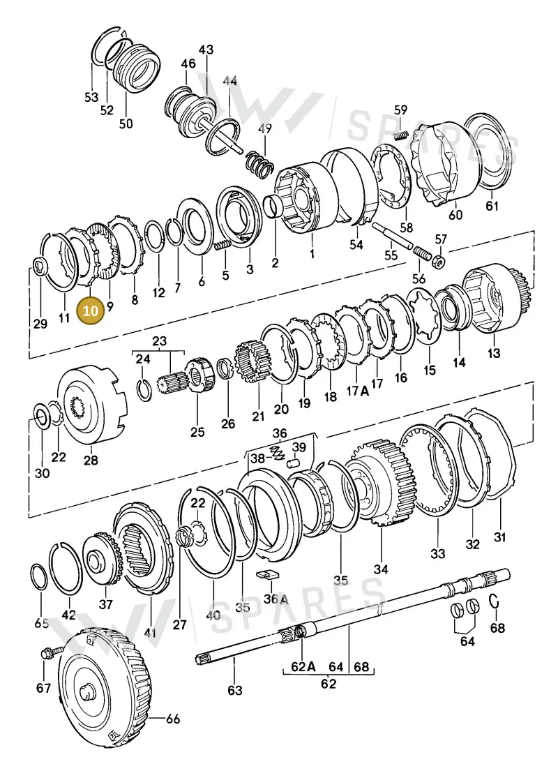 087323153 — Porsche 944 Coupe (1984-1988) diagram p08310000, position 10