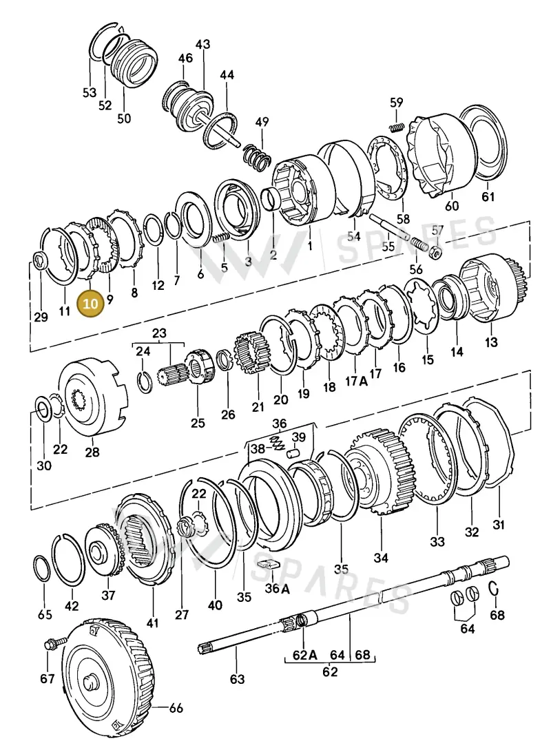 087323153 — Porsche S Coupe (1985-1988) diagram p09310000, position 10