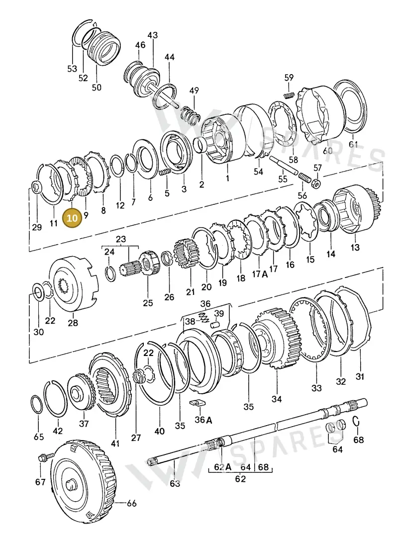 087323153 — Porsche Coupe (1988-1991) diagram p14310000, position 10