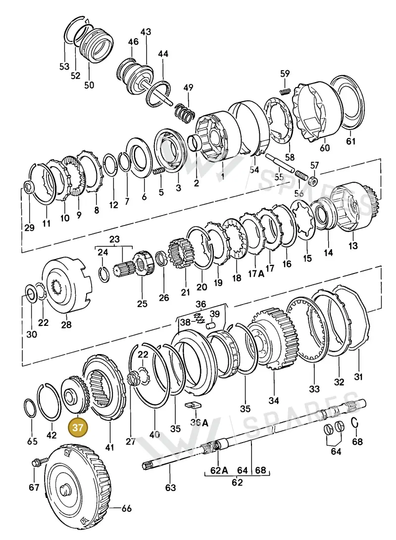 087323373 — Porsche S Coupe (1985-1988) diagram p09310000, position 37