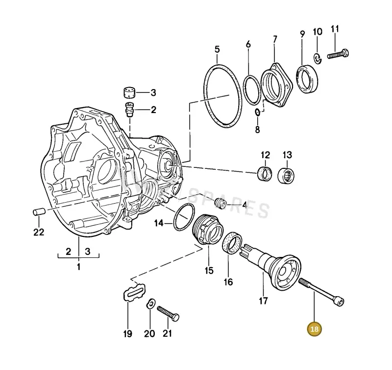 087409359 — Porsche 944 Coupe (1984-1988) diagram p08308000, position 18