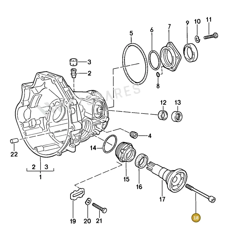 087409359 — Porsche S Coupe (1985-1988) diagram p09308000, position 18