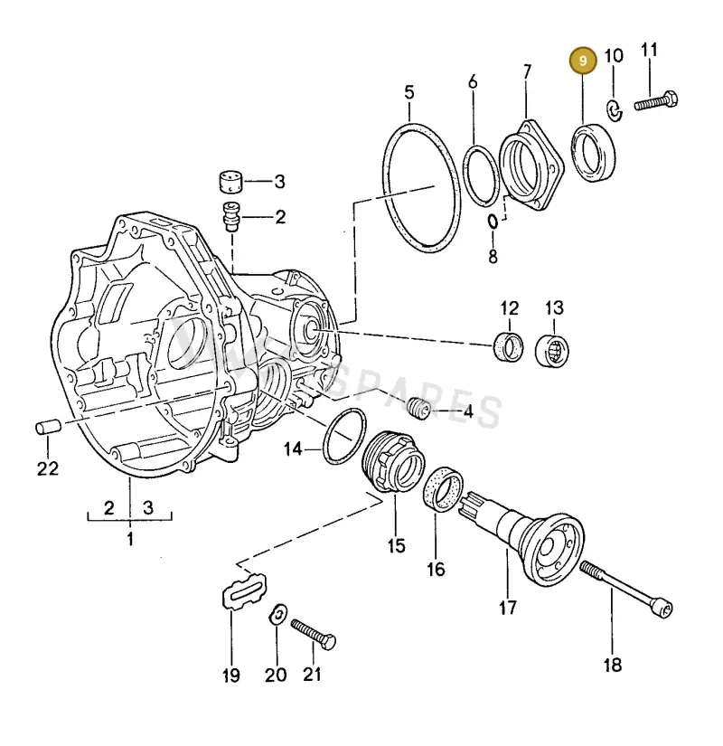 087409529B — Porsche Coupe (1988-1991) diagram p14308000, position 9