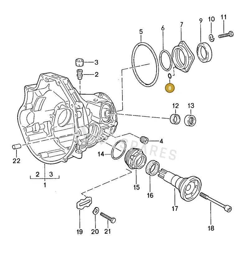 089409637A — Porsche Coupe (1988-1991) diagram p14308000, position 8