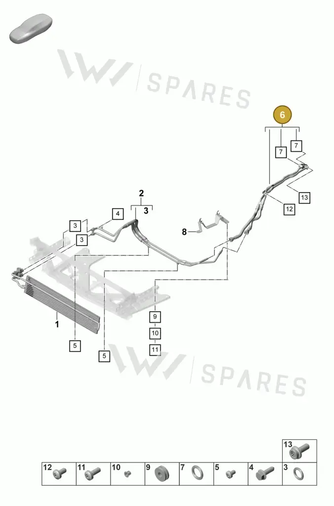 0DS317760 — Porsche Panamera (2020-2023) diagram p58360000, position 6