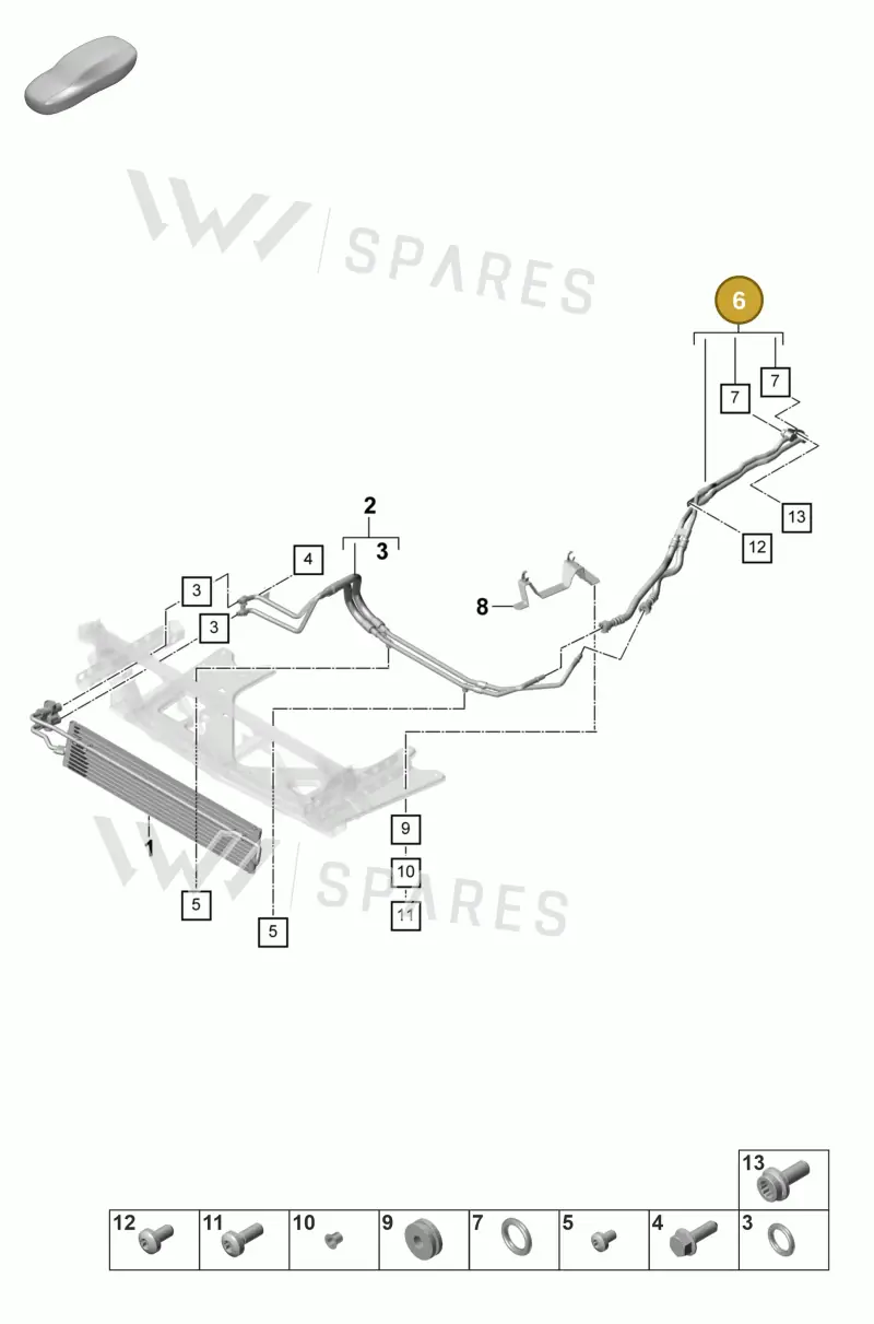0DS317760 — Porsche Panamera (2020-2023) diagram p58360000, position 6