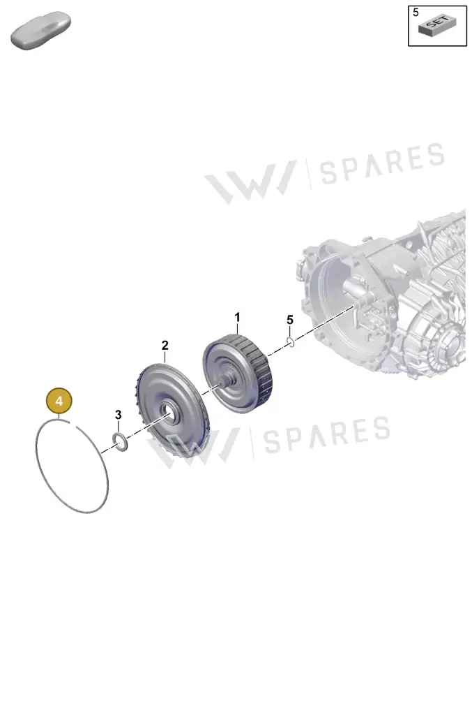 0DT301193 — Porsche 911 (2024-2025) diagram p57302200, position 4