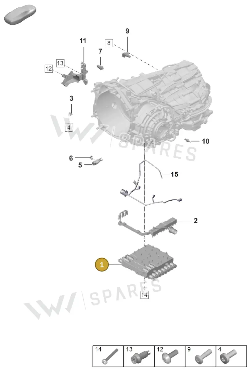 0DT325101B — Porsche 911 (2018-2024) diagram p53302120, position 1
