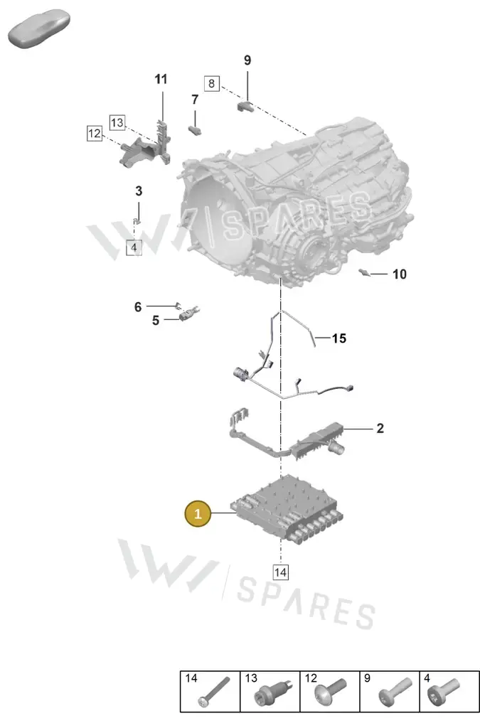 0DT325101C — Porsche 911 (2024-2025) diagram p53302120, position 1