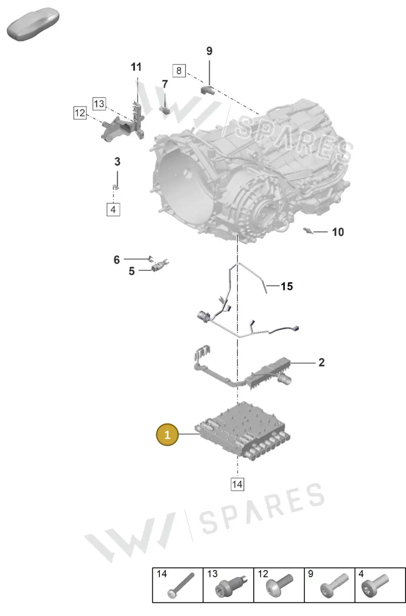 0DT325101C — Porsche 911 (2024-2025) diagram p53302120, position 1