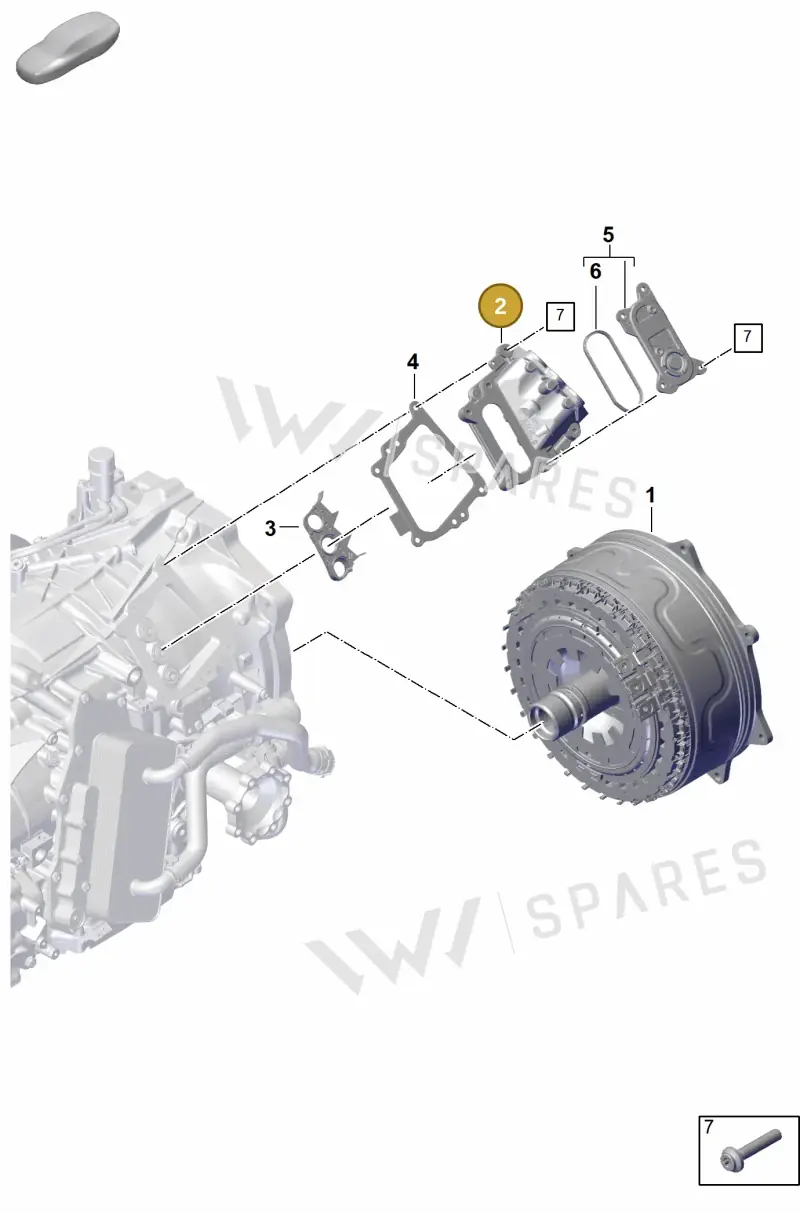 0DU301105 — Porsche 911 (2024-2025) diagram p63302300, position 2