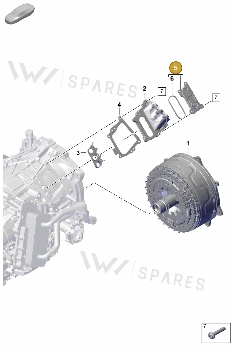 0DU301205 — Porsche 911 (2024-2025) diagram p63302300, position 5