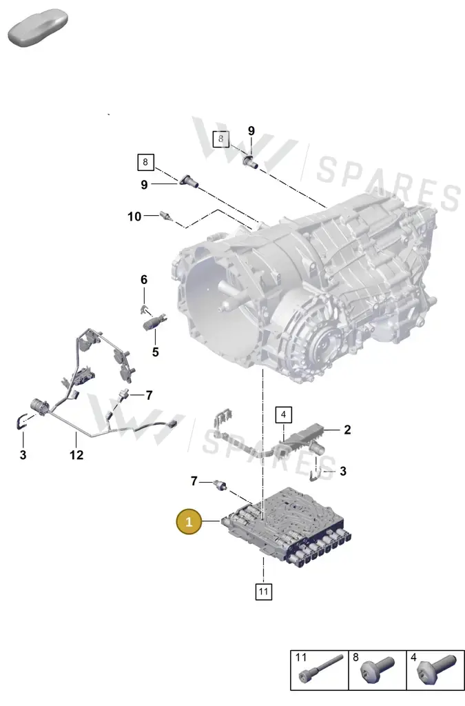 0DU325057 — Porsche 911 (2024-2025) diagram p63302170, position 1
