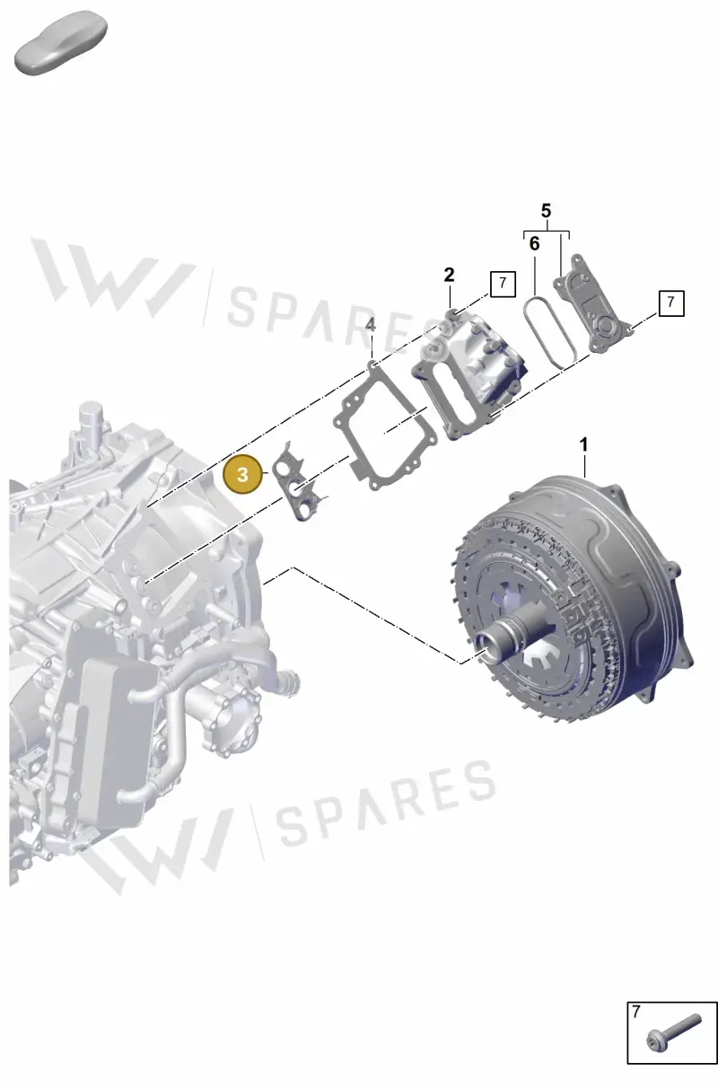 0DU399400 — Porsche 911 (2024-2025) diagram p63302300, position 3