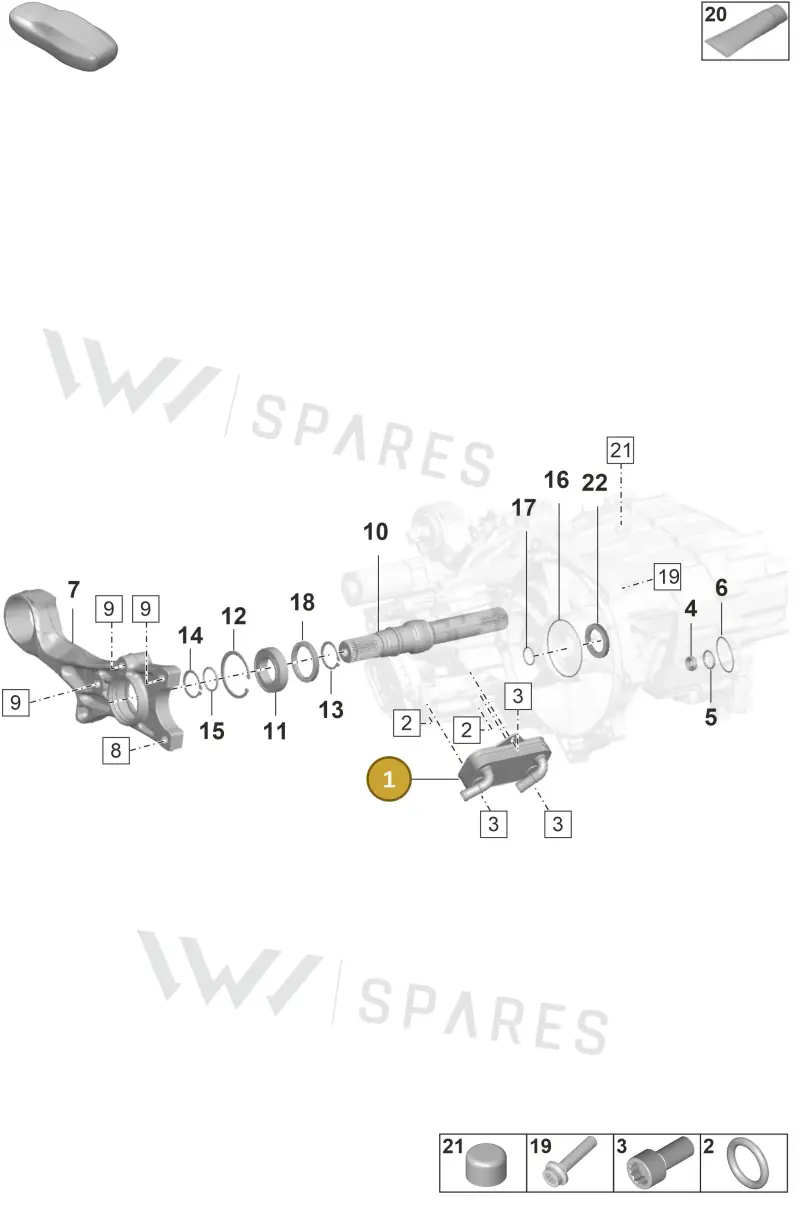 0ME317020 — Porsche Taycan Sport Turismo (2019-2024) diagram p56355100, position 1