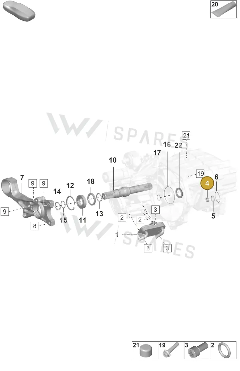 0ME323862 — Porsche Taycan Sport Turismo (2019-2024) diagram p56355100, position 4