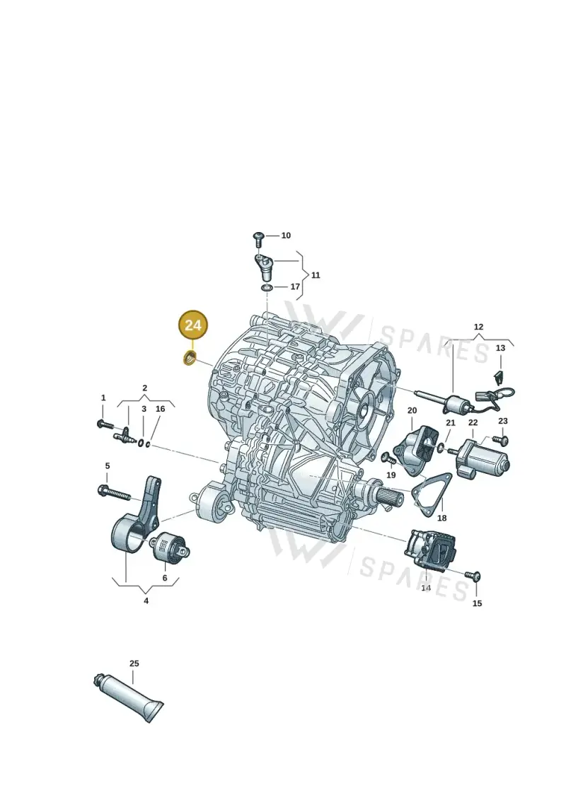 0ME323862 — Audi RS e-tron GT (2020-2025) diagram 4j1300550, position 24