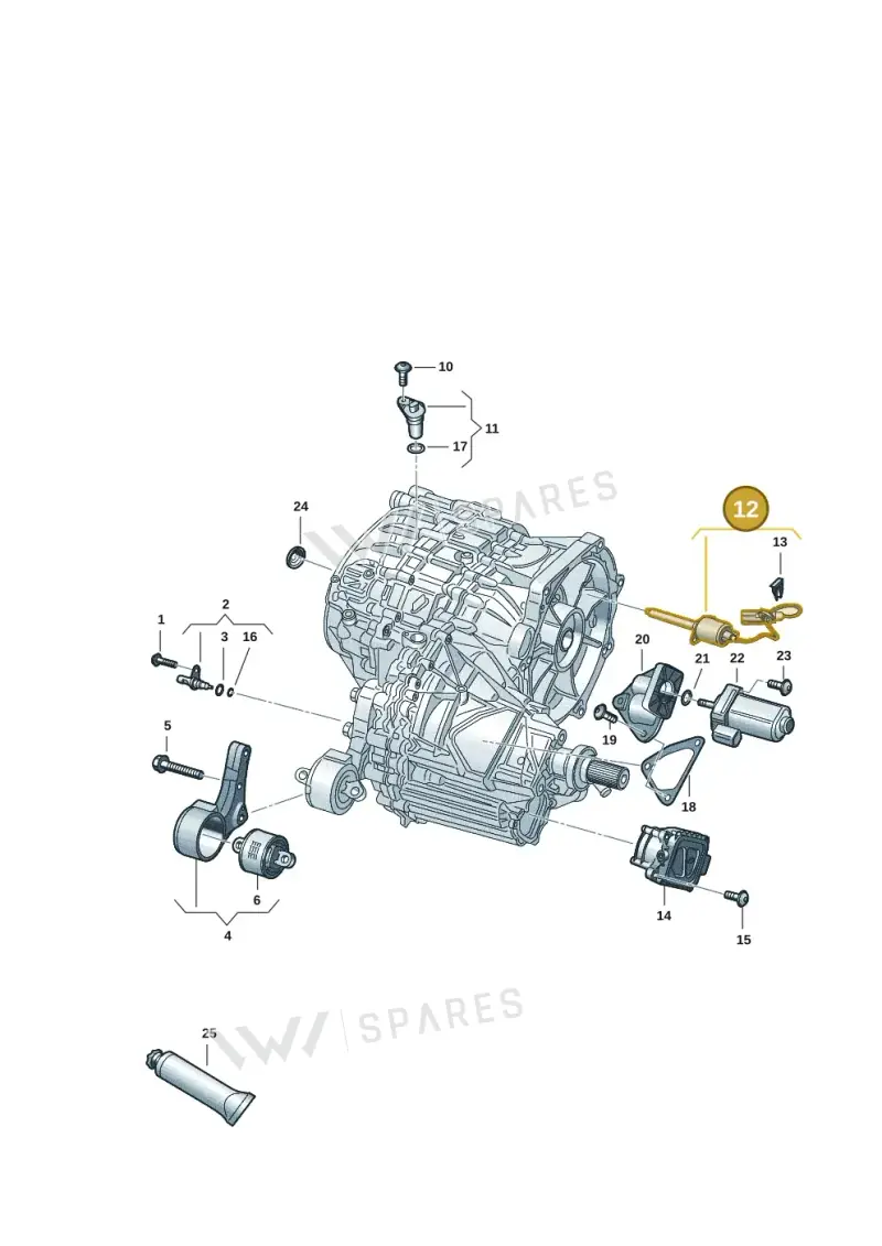 0ME325337A — Audi RS e-tron GT (2020-2025) diagram 4j1300550, position 4+12