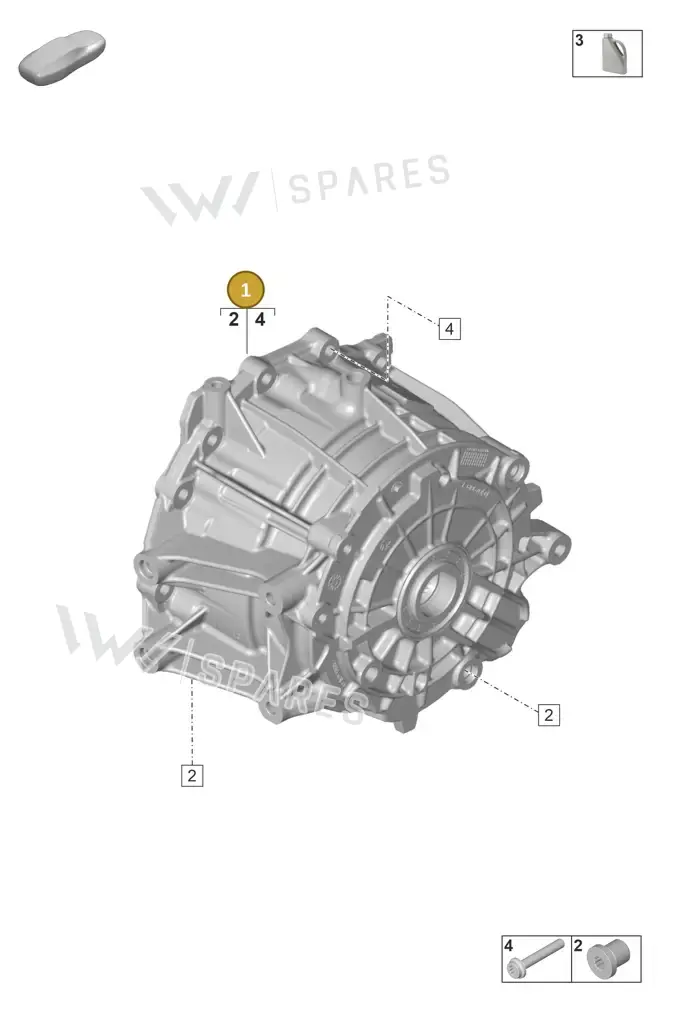 0MG300045DX — Porsche Taycan Sport Turismo (2019-2024) diagram p56354000, position 1