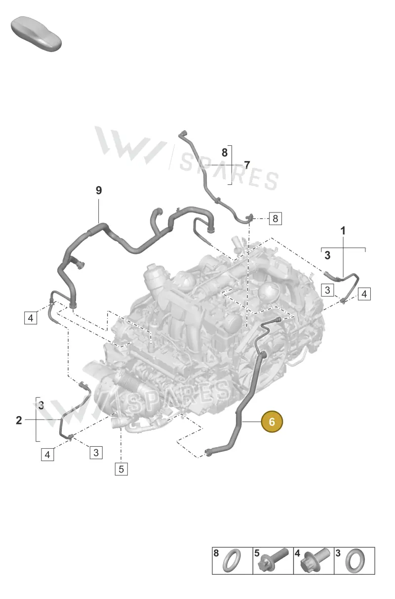 0PB101209D — Porsche 911 (2024-2025) diagram p53107350, position 6