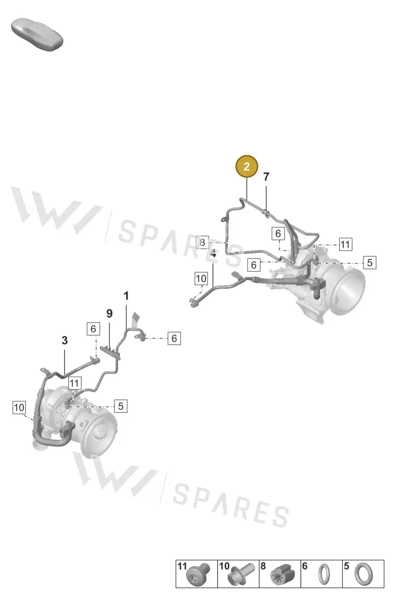 0PB115224B — Porsche 911 (2018-2024) diagram p53202150, position 2
