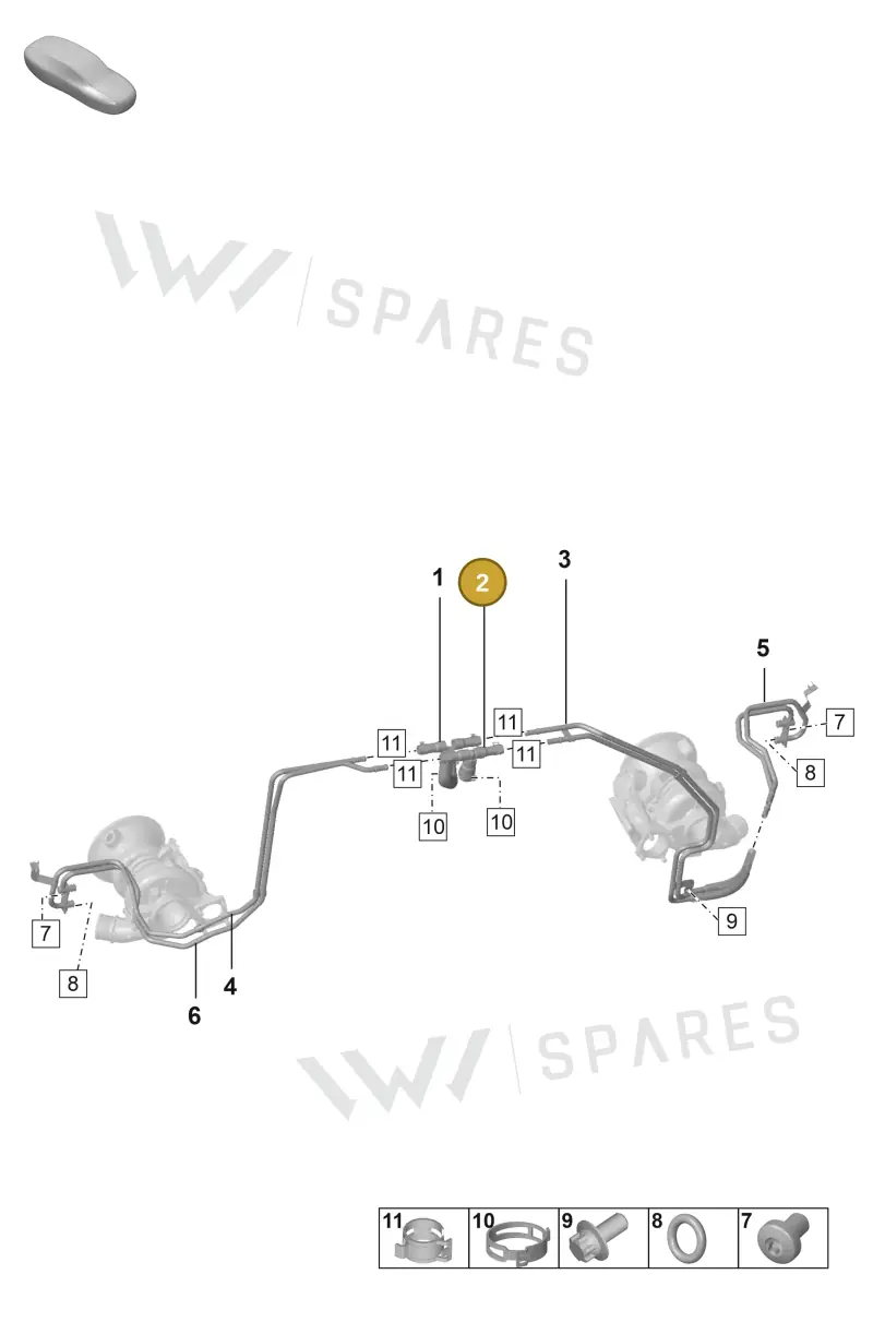 0PB121610 — Porsche 992 Carrera Coupe (2024-) diagram p53202100, position 2