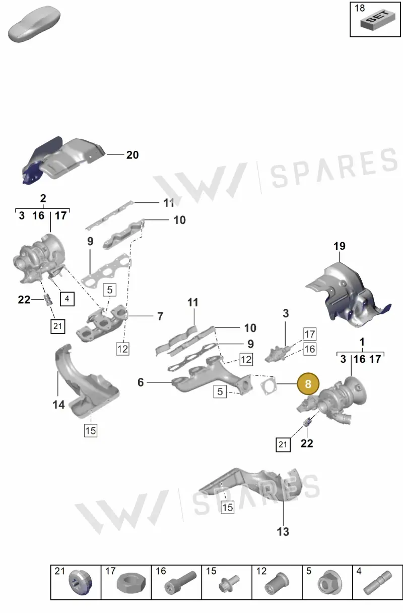 0PB145039A — Porsche 992 Carrera Coupe (2024-) diagram p53202000, position 8