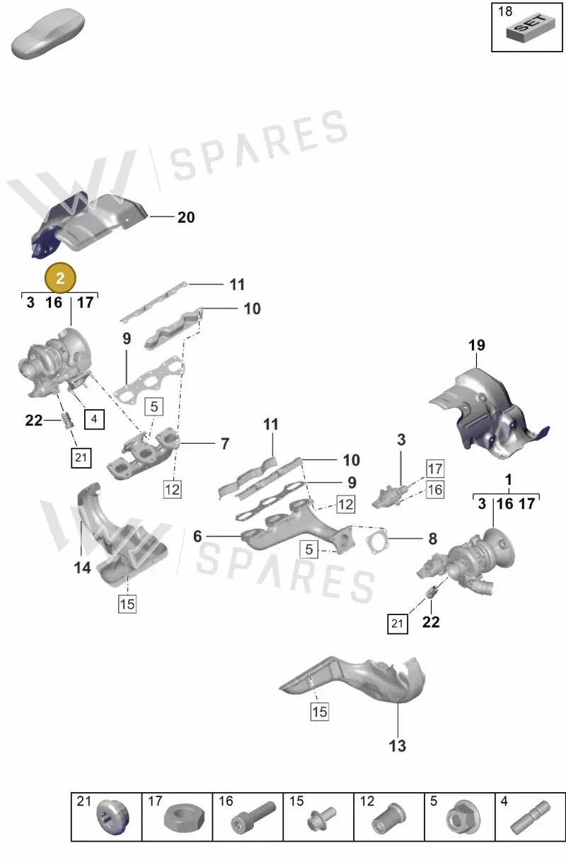 0PB145702R — Porsche 911 (2024-2025) diagram p53202000, position 2