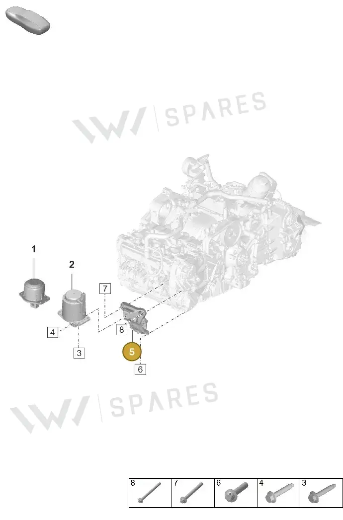 0PB199207 — Porsche 911 (2024-2025) diagram p63109000, position 5