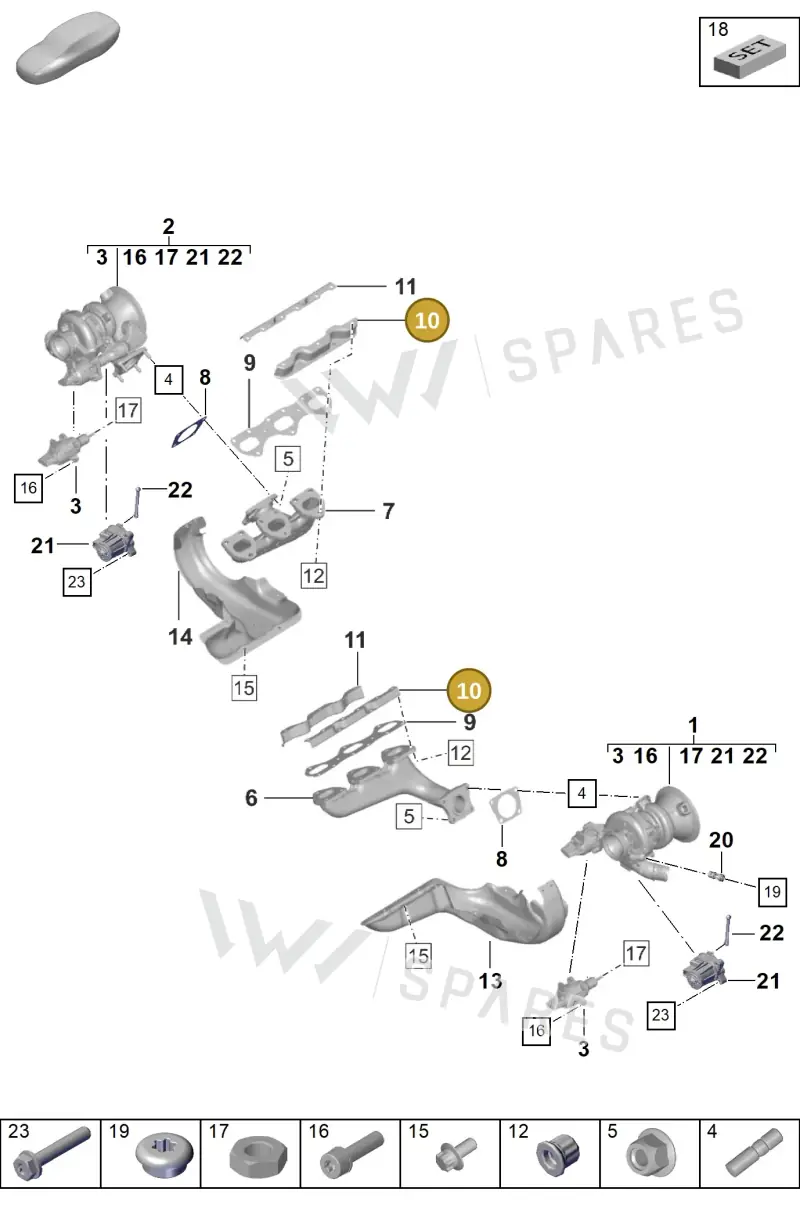 0PB199553 — Porsche 911 (2020-2022) diagram p57202000, position 10