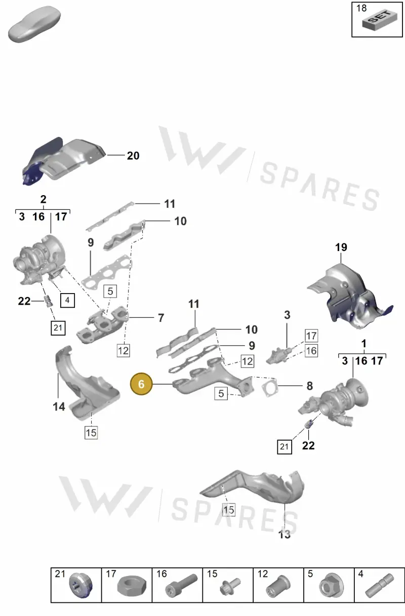 0PB251215A — Porsche 911 (2024-2025) diagram p53202000, position 6