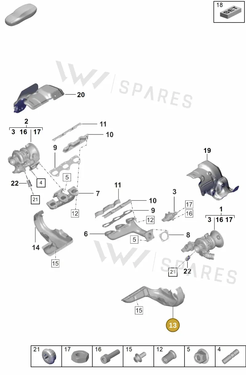 0PB251258 — Porsche 911 (2024-2025) diagram p53202000, position 13