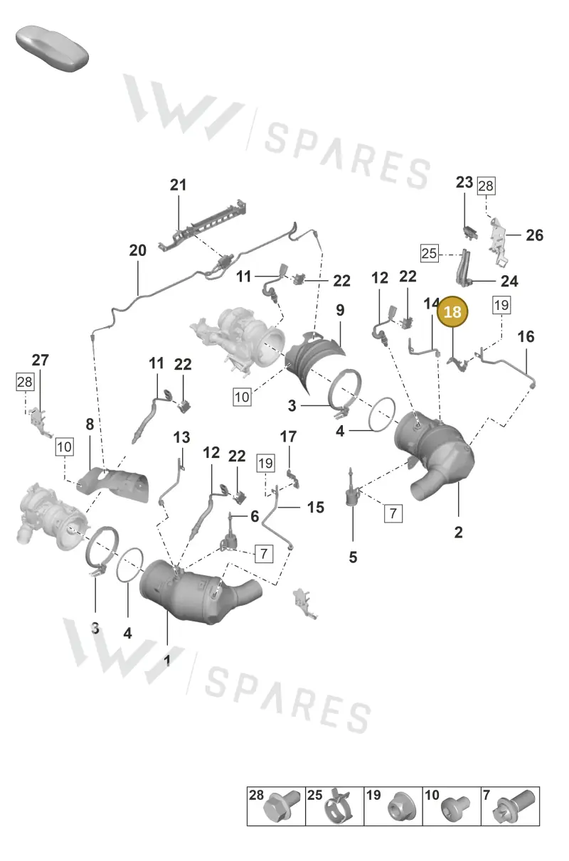 0PB906269B — Porsche 911 (2024-2025) diagram p53202200, position 18