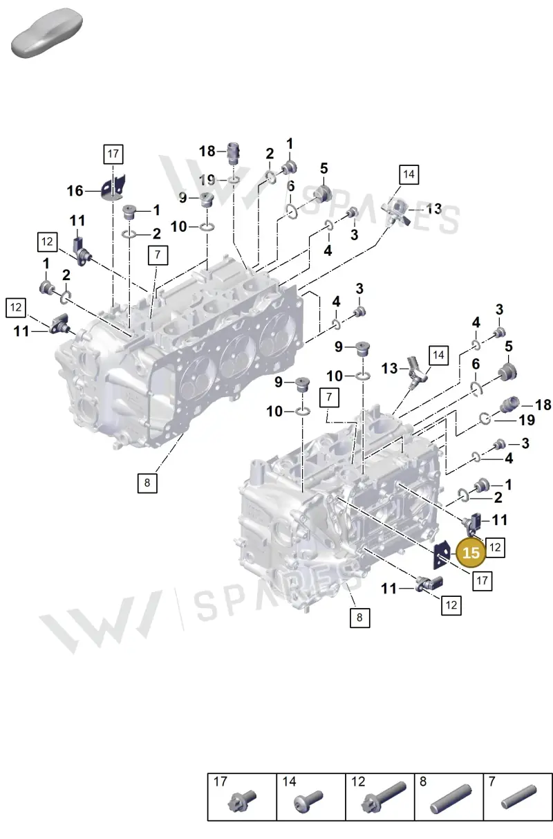 0PB906269D — Porsche 911 (2021-2022) diagram p59103020, position 15