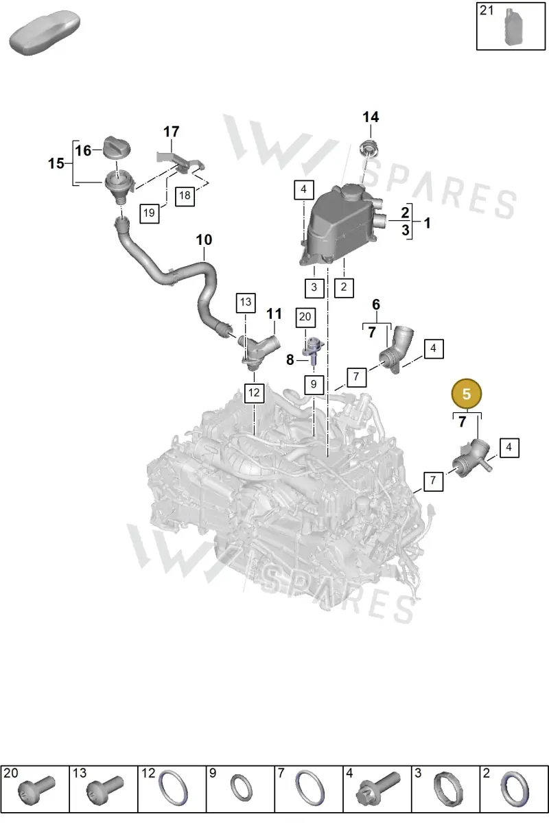 0PD103231A — Porsche 911 (2024-2025) diagram p63104200, position 5