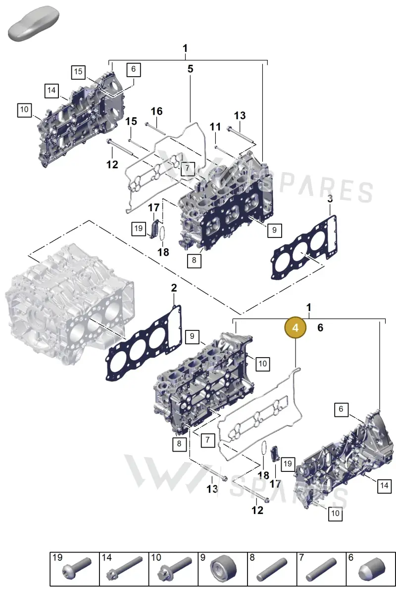 0PD103649B — Porsche 911 (2024-2025) diagram p63103050, position 4