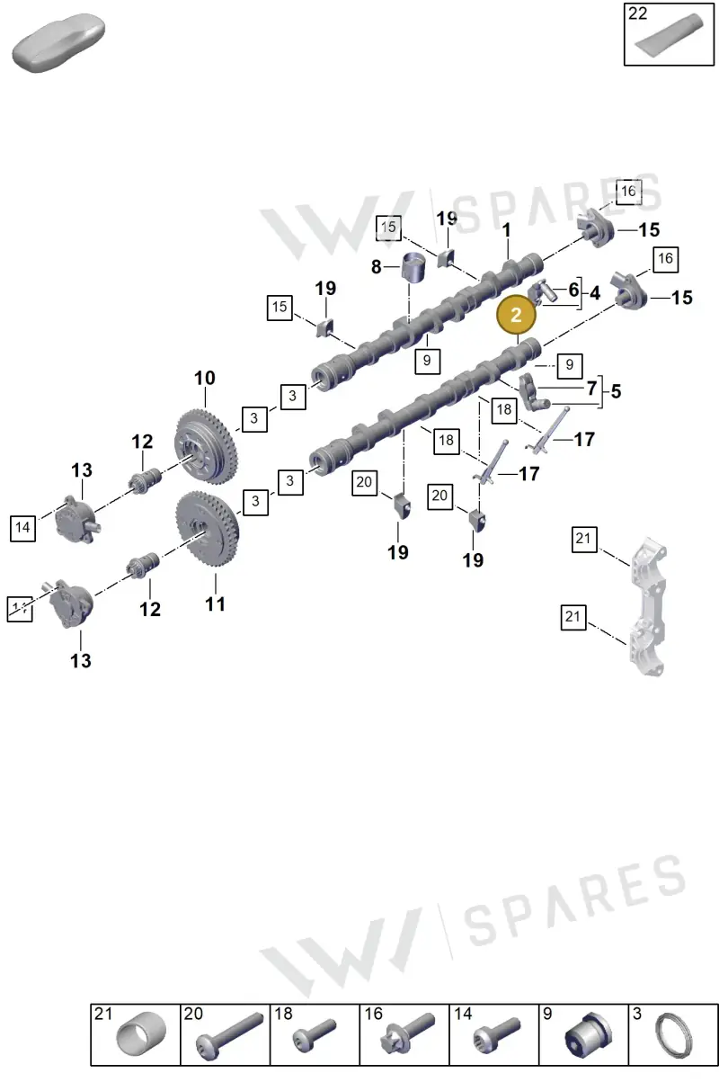 0PD109023D — Porsche 911 (2024-2025) diagram p63103150, position 2