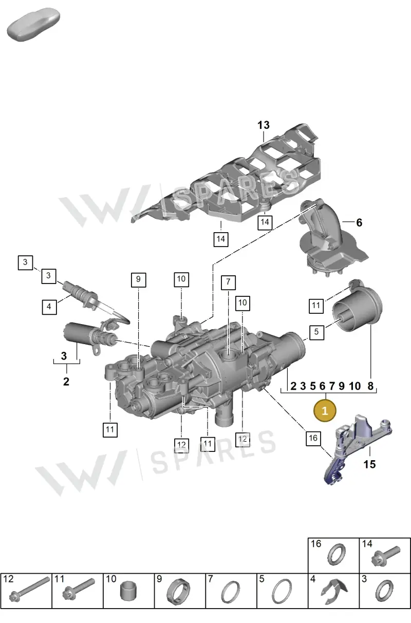 0PD115103A — Porsche 911 (2024-2025) diagram p63104010, position 1