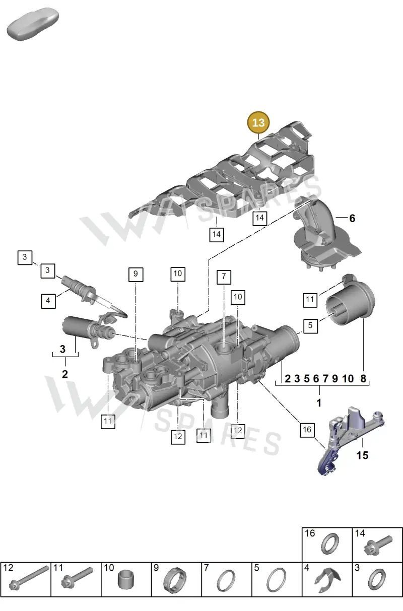 0PD115289A — Porsche 911 (2024-2025) diagram p63104010, position 13
