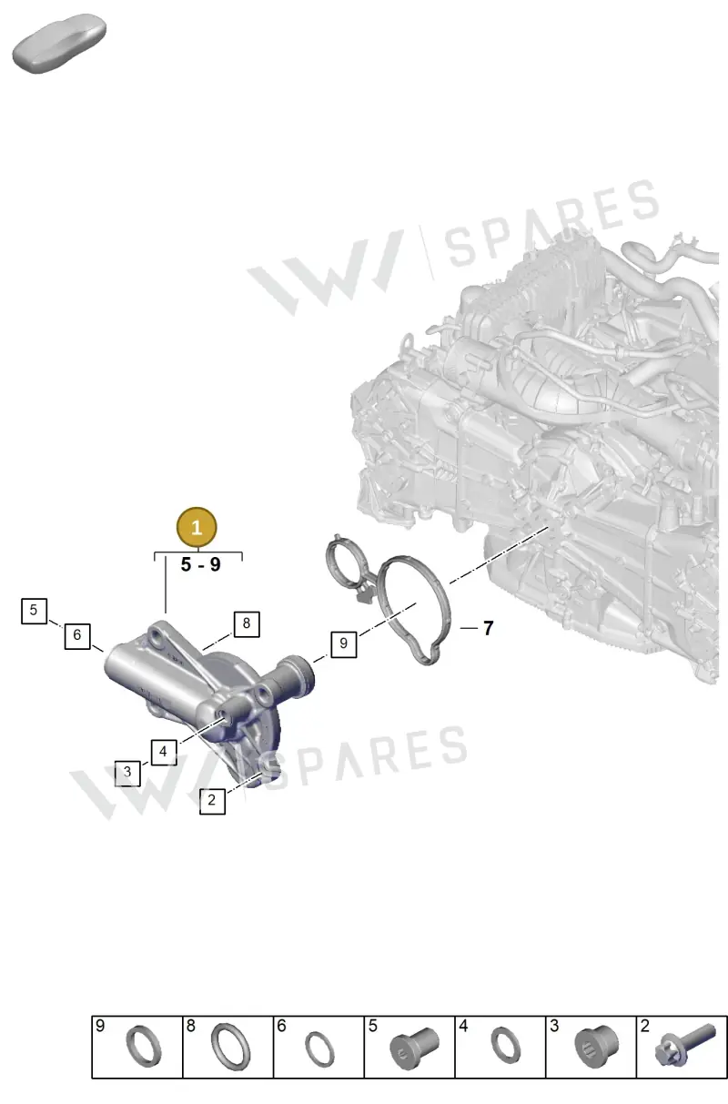 0PD115311C — Porsche 911 (2024-2025) diagram p63102100, position 1