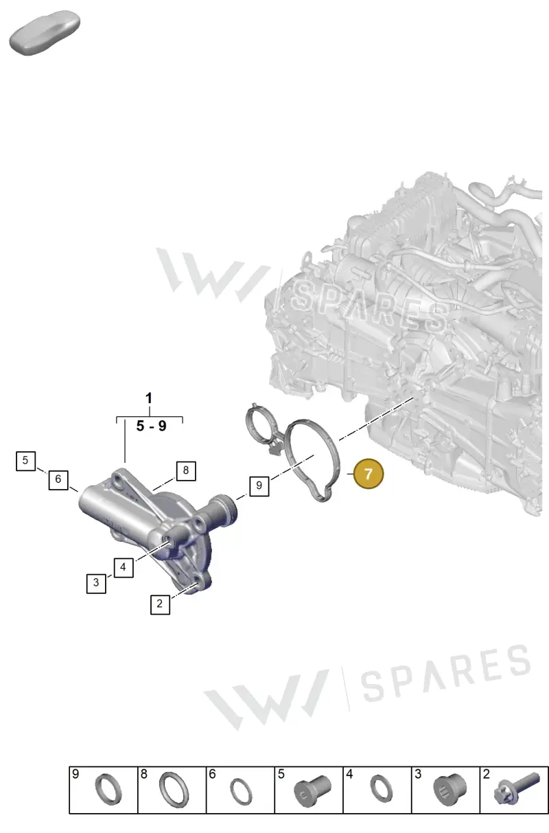 0PD115475A — Porsche 911 (2024-2025) diagram p63102100, position 7