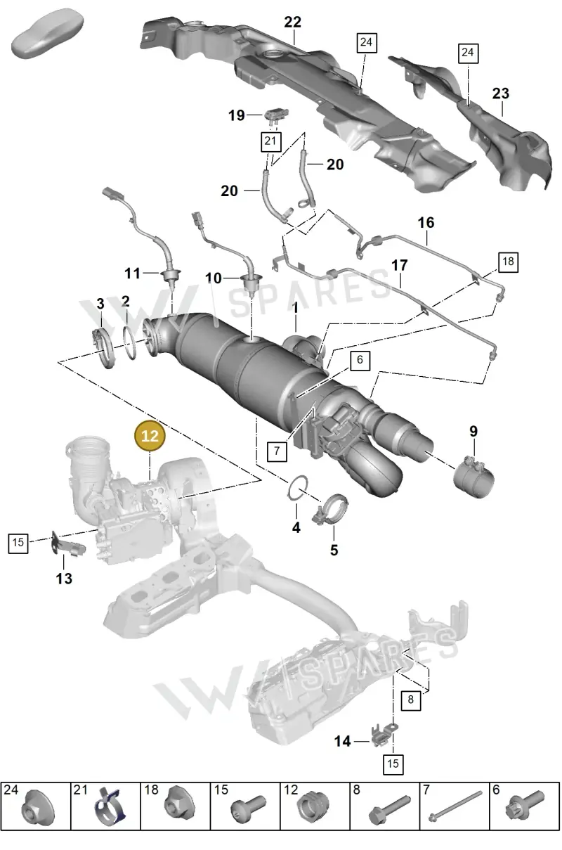 0PD251550A — Porsche 911 (2024-2025) diagram p63202210, position 12