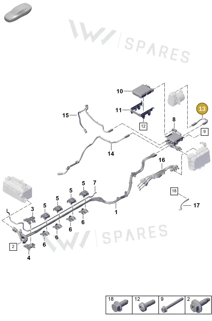 0PD971012 — Porsche 911 (2024-2025) diagram p63904000, position 13