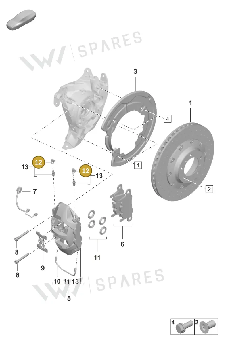 211611483 — Porsche 992 Carrera Coupe (2024-) diagram p53603010, position 12
