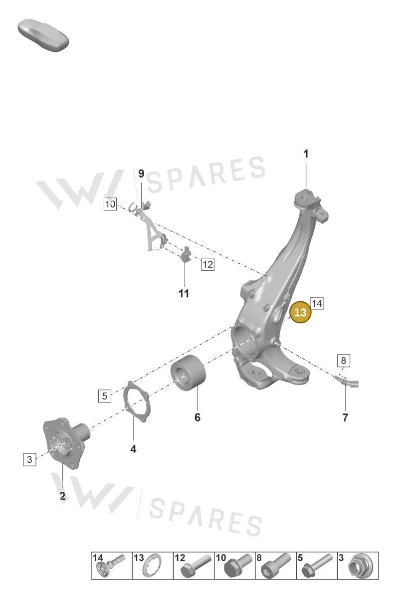 298407475 — Porsche Panamera (2020-2023) diagram p58401020, position 13