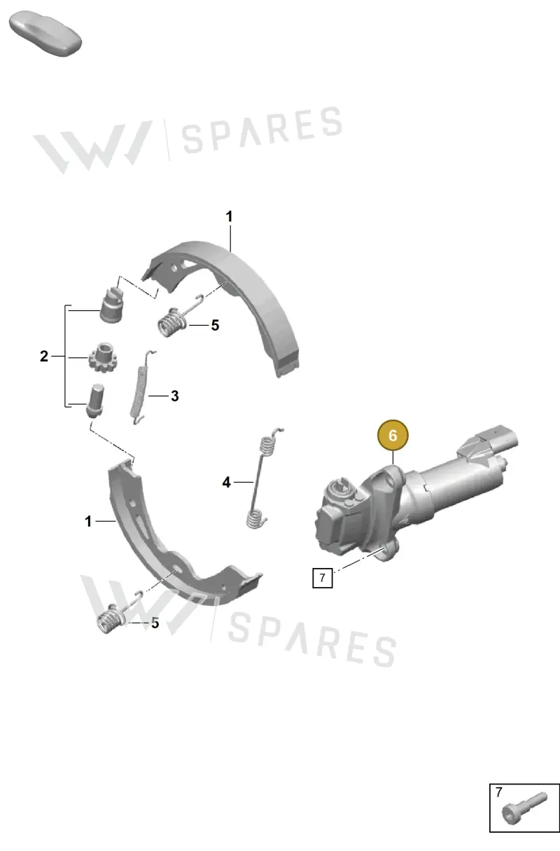 298609403 — Porsche Boxster Spyder (2019-2020) diagram p55603050, position 6