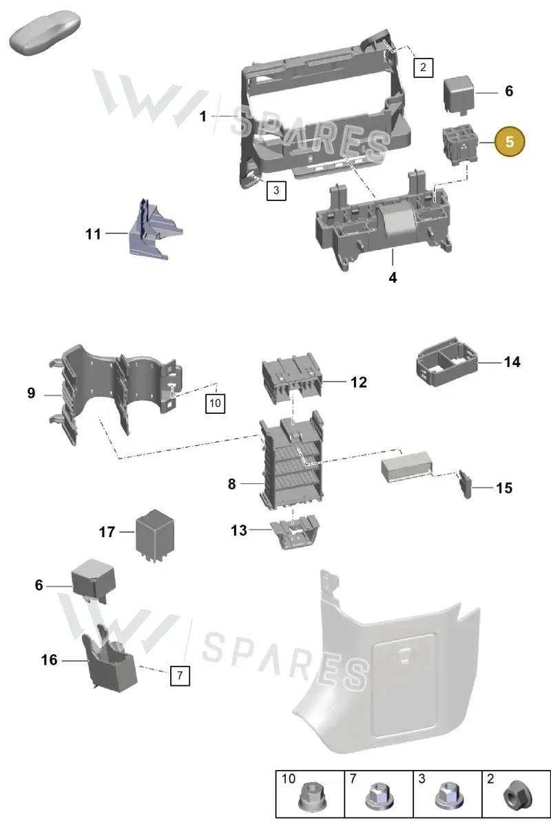 443937527 — Porsche Boxster Spyder (2019-) diagram p54902000, position 5