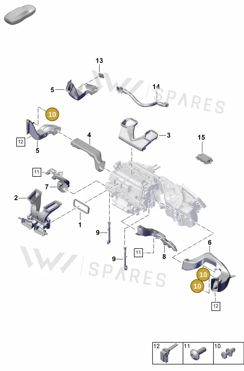 4F0857784 — Porsche Cayenne Hybrid Coupe (2023-) diagram p60000002, position 10